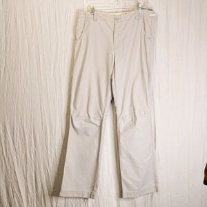 American Eagle Outfitters Pale Light Blue Cargo Pants 14 Adjustable Waist